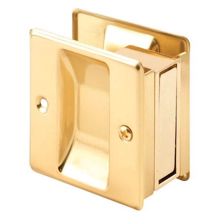 Prime-Line Prime-Line 2.5 in. L Polished Gold Brass Combination Pull 161494